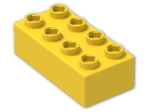 LEGO® Stein: Quatro Brick 2 x 4 48201 | Farbe: Bright Yellow
