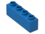 LEGO® Brick: Quatro Brick 1 x 4 48411 | Color: Bright Blue