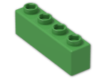 LEGO® Brick: Quatro Brick 1 x 4 48411 | Color: Bright Green