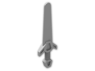 LEGO® Stein: Minifig Sword with Angular Hilt 48495 | Farbe: Silver
