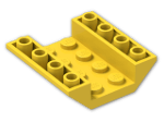 LEGO® Brick: Slope Brick 45 4 x 4 Double Inverted with Open Center 4854 | Color: Bright Yellow
