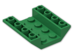 LEGO® Brick: Slope Brick 45 4 x 4 Double Inverted with Open Center 4854 | Color: Dark Green