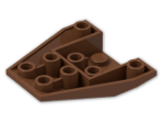 LEGO® Brick: Wedge 4 x 4 Triple Inverted 4855 | Color: Reddish Brown