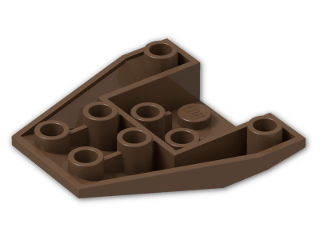 LEGO® Brick: Wedge 4 x 4 Triple Inverted 4855 | Color: Brown
