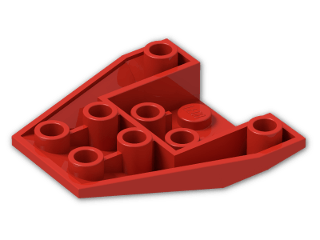 LEGO® Brick: Wedge 4 x 4 Triple Inverted 4855 | Color: Bright Red