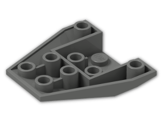 LEGO® Brick: Wedge 4 x 4 Triple Inverted 4855 | Color: Dark Grey