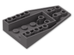 LEGO® Brick: Wedge 6 x 4 Inverted 4856 | Color: Dark Stone Grey