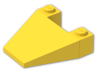 LEGO® Brick: Wedge 4 x 4 4858 | Color: Bright Yellow