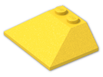 LEGO® Brick: Slope Brick 45 3 x 4 Double / 33 4861 | Color: Bright Yellow