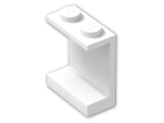 LEGO® Brick: Panel 1 x 2 x 2 with Solid Studs 4864a | Color: White