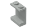 LEGO® Brick: Panel 1 x 2 x 2 with Solid Studs 4864a | Color: Grey
