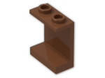 LEGO® Stein: Panel 1 x 2 x 2 with Hollow Studs 4864b | Farbe: Reddish Brown