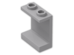 LEGO® Brick: Panel 1 x 2 x 2 with Hollow Studs 4864b | Color: Medium Stone Grey