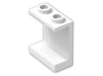 LEGO® Brick: Panel 1 x 2 x 2 with Hollow Studs 4864b | Color: White