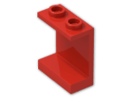 LEGO® Brick: Panel 1 x 2 x 2 with Hollow Studs 4864b | Color: Bright Red