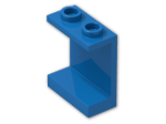 LEGO® Stein: Panel 1 x 2 x 2 with Hollow Studs 4864b | Farbe: Bright Blue