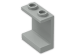 LEGO® Stein: Panel 1 x 2 x 2 with Hollow Studs 4864b | Farbe: Grey