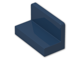 LEGO® Stein: Panel 1 x 2 x 1 with Rounded Corners 4865b | Farbe: Earth Blue