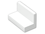 LEGO® Brick: Panel 1 x 2 x 1 with Rounded Corners 4865b | Color: White