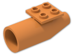 LEGO® Brick: Plane Jet Engine with Plate 2 x 2 4868b | Color: Bright Orange