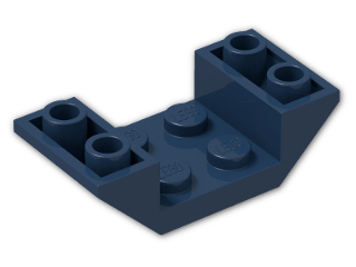 LEGO® Stein: Slope Brick 45 4 x 2 Double Inverted with Open Center 4871 | Farbe: Earth Blue