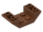 LEGO® Stein: Slope Brick 45 4 x 2 Double Inverted with Open Center 4871 | Farbe: Reddish Brown
