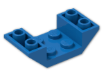 LEGO® Brick: Slope Brick 45 4 x 2 Double Inverted with Open Center 4871 | Color: Bright Blue