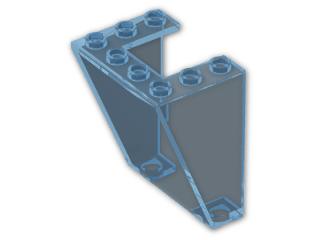 LEGO® Stein: Windscreen 3 x 4 x 4 Inverted 4872 | Farbe: Transparent Light Blue