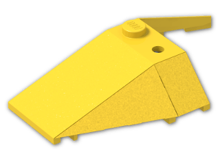 LEGO® Stein: Wedge 4 x 4 Triple with Stud Notches 48933 | Farbe: Bright Yellow