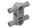LEGO® Stein: Technic Cross Block 1 x 3 (Pin/Pin/Pin) with 4 Pins 48989 | Farbe: Medium Stone Grey