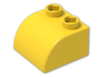 LEGO® Stein: Quatro Slope Brick Curved 2 x 2 49465 | Farbe: Bright Yellow