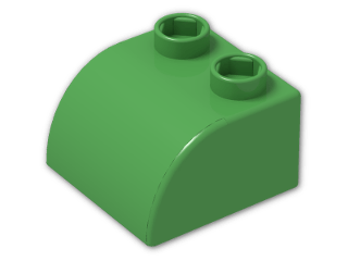 LEGO® Stein: Quatro Slope Brick Curved 2 x 2 49465 | Farbe: Bright Green