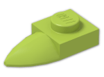 LEGO® Brick: Plate 1 x 1 with Tooth In-line 49668 | Color: Bright Yellowish Green