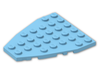 LEGO® Brick: Wing 7 x 6 with Stud Notches 50303 | Color: Dove Blue