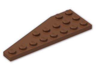 LEGO® Brick: Wing 3 x 8 Right 50304 | Color: Reddish Brown