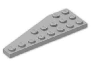 LEGO® Stein: Wing 3 x 8 Right 50304 | Farbe: Medium Stone Grey