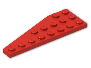 LEGO® Brick: Wing 3 x 8 Right 50304 | Color: Bright Red
