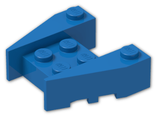 LEGO® Brick: Wedge 3 x 4 with Stud Notches 50373 | Color: Bright Blue