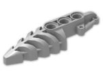 LEGO® Brick: Technic Bionicle Foot Pointed with Three Holes 50858 | Color: Silver