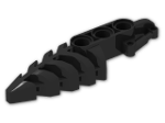 LEGO® Brick: Technic Bionicle Foot Pointed with Three Holes 50858 | Color: Black