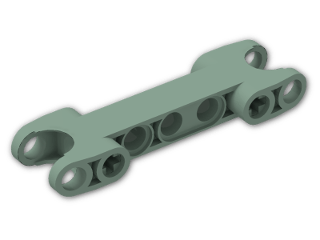LEGO® Stein: Technic Ball Joint Socket 7 x 2 with Circular Sockets 50898 | Farbe: Sand Green