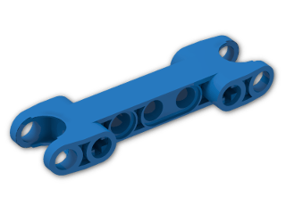 LEGO® Brick: Technic Ball Joint Socket 7 x 2 with Circular Sockets 50898 | Color: Bright Blue