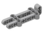 LEGO® Brick: Technic Beam 2 x 8 x 2 Double Liftarm with 2 1 x 3 Beams 50904 | Color: Medium Stone Grey