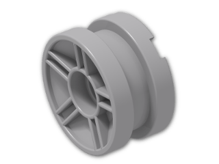LEGO® Stein: Wheel Rim 6.4 x 11 with 5 Spokes 50944 | Farbe: Medium Stone Grey