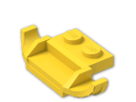 LEGO® Brick: Plate 1 x 2 with Racer Grille 4 x 1 x 2/3 50949 | Color: Bright Yellow