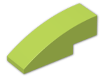 LEGO® Brick: Slope Brick Curved 3 x 1 50950 | Color: Bright Yellowish Green