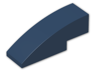 LEGO® Brick: Slope Brick Curved 3 x 1 50950 | Color: Earth Blue