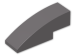 LEGO® Brick: Slope Brick Curved 3 x 1 50950 | Color: Dark Stone Grey