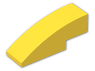 LEGO® Stein: Slope Brick Curved 3 x 1 50950 | Farbe: Bright Yellow