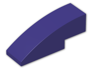 LEGO® Stein: Slope Brick Curved 3 x 1 50950 | Farbe: Medium Lilac